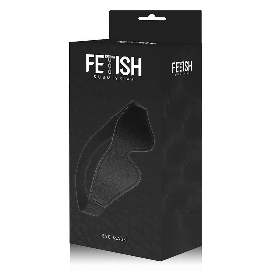 FETISH SUBMISSIVE MASKA ZA OČI, vegansko usnje - slika 2