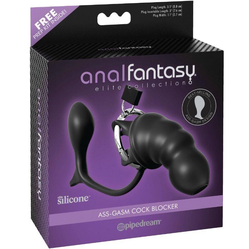 ANAL FANTASY ELITE COLLECTION ANALNI ČEP “ASS-GASM COCK BLOCKER” - slika 2