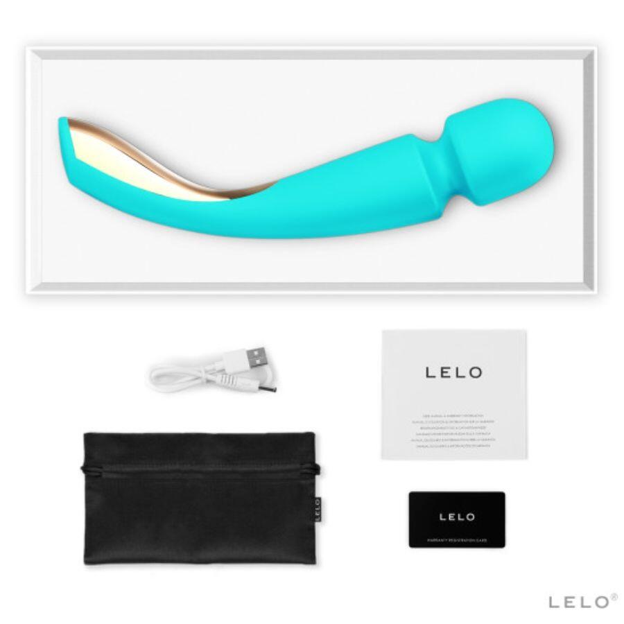 LELO - VIBRATOR "SMARTWAND 2", turkizna - slika 2