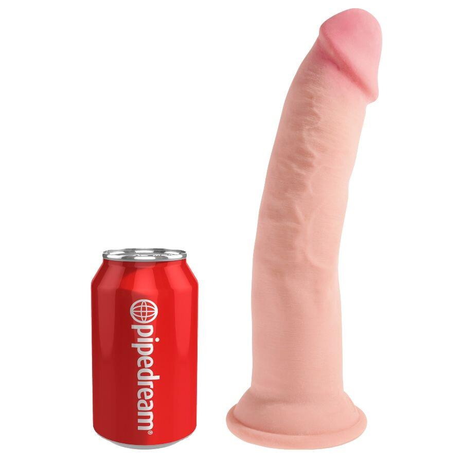 KING COCK TRIPLE DENSITY 9”, svetle barve, 23 cm - slika 2