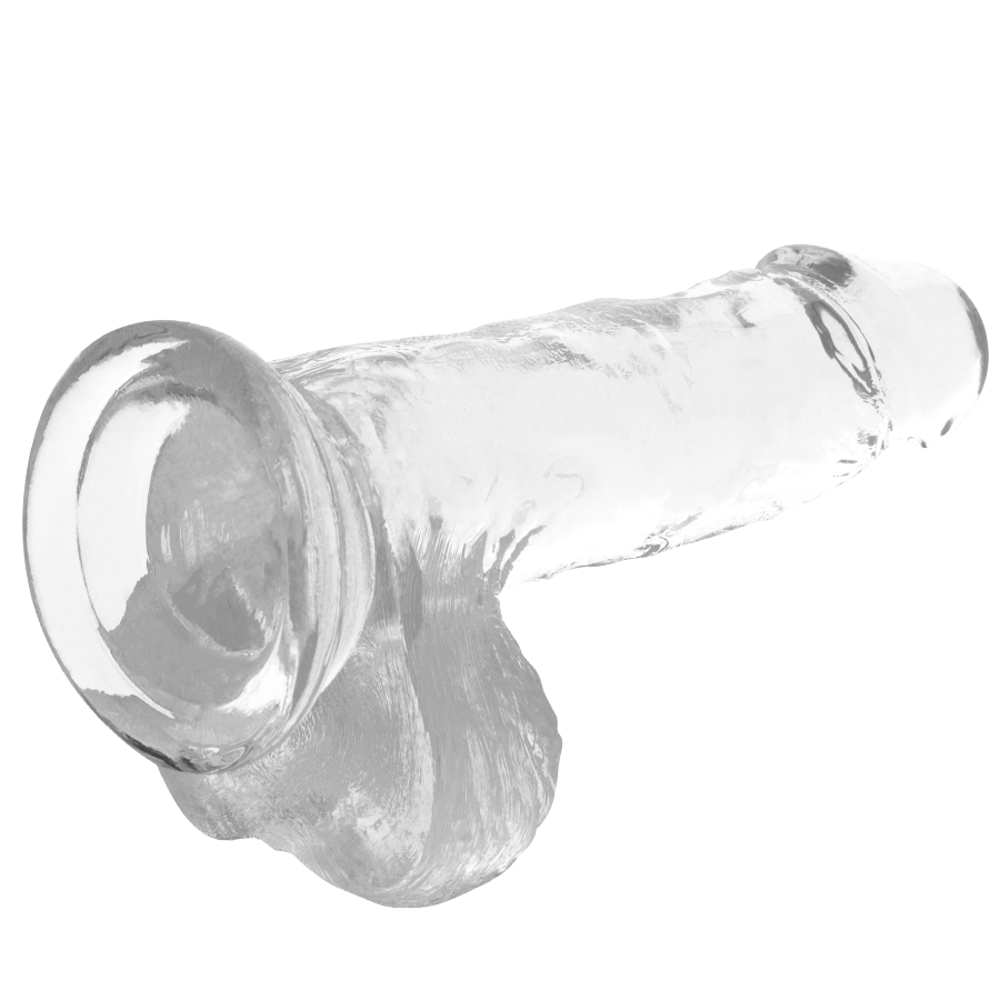 XRAY DILDO Z MODI, 15,5 cm, prozoren - slika 4
