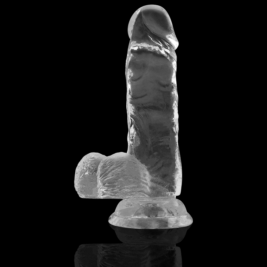 XRAY DILDO Z MODI, 15,5 cm, prozoren - slika 5
