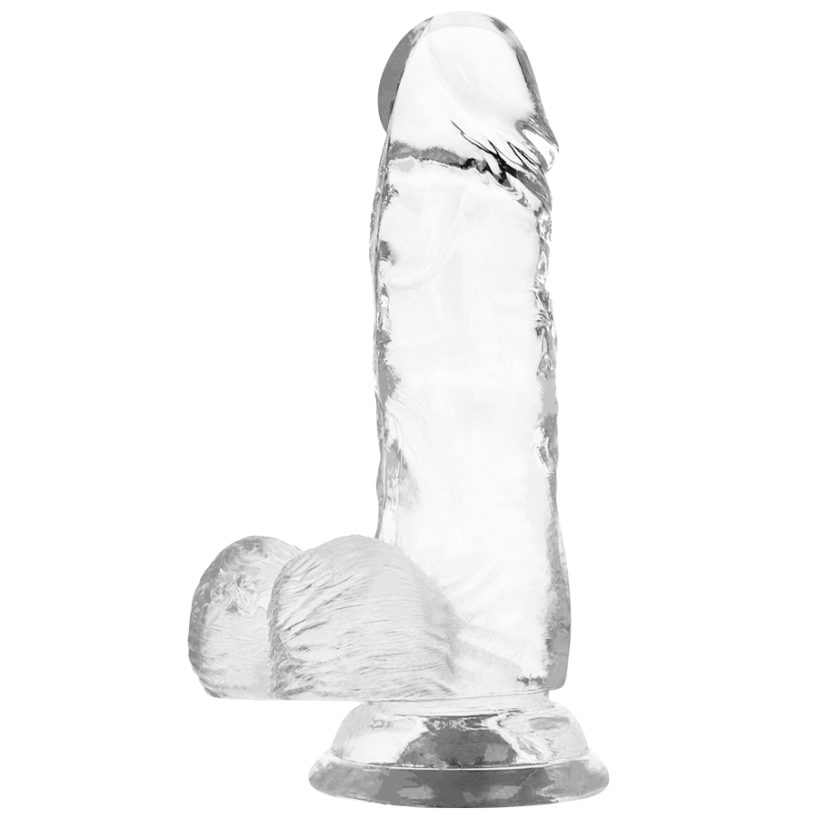 XRAY DILDO Z MODI, 15,5 cm, prozoren - slika 3