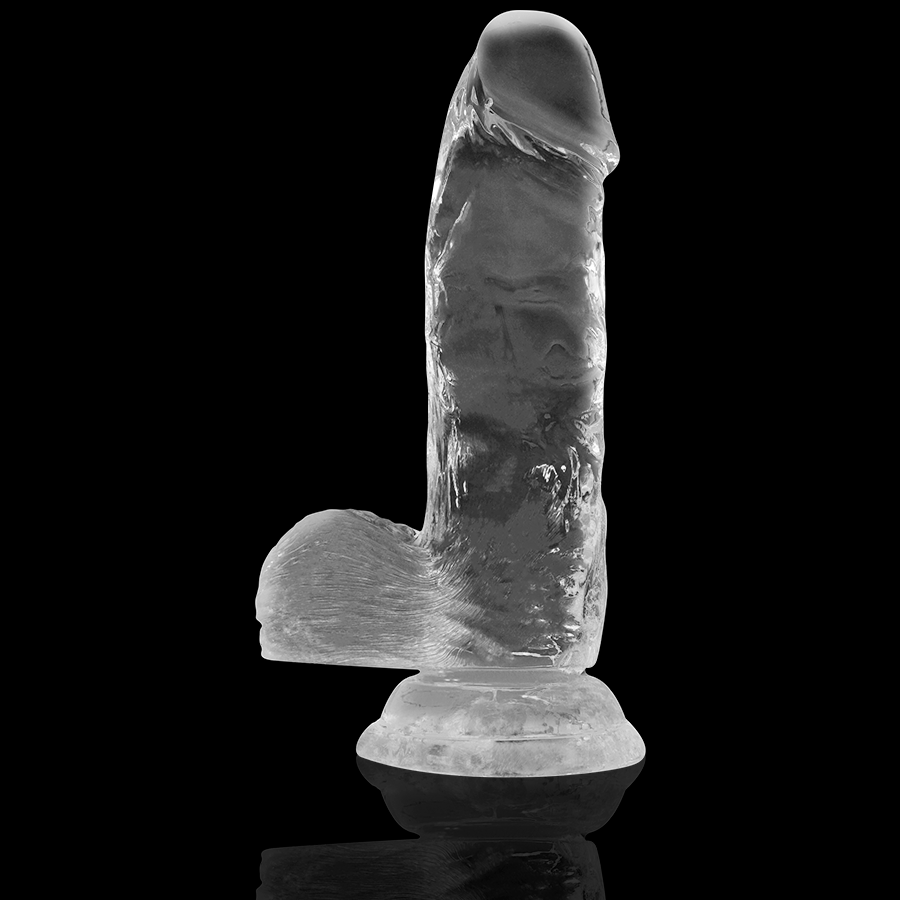 XRAY DILDO Z MODI, 15,5 cm, prozoren - slika 6