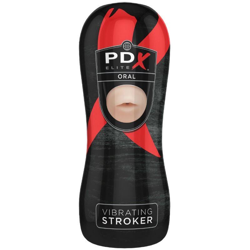 PDX ELITE VIBRATING ORAL STROKER - slika 3