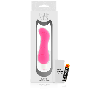 DOLCE VITA G-SPOT, silikonsi vibrator, roza