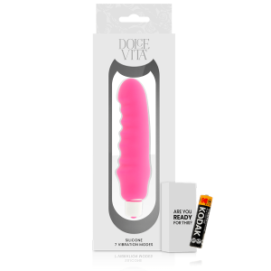 DOLCE VITA GENIUS, silikonski vibrator, roza