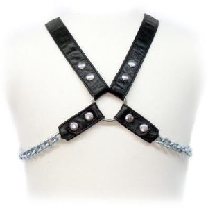 LEATHER BODY NARAMNICE - CHAIN HARNESS II
