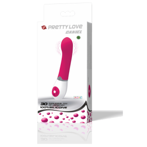 PRETTY LOVE DANIEL, vibrator, 19.5 cm, Ø=3.2 cm, roza