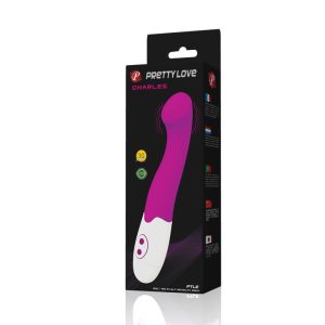PRETTY LOVE CHARLES,vibrator, 18 cm, Ø=3 cm, vijoličen