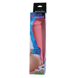 BAILE WAVES OF PLEASURE - REALISTIČEN VIBRATOR, 24,5 cm, kožni