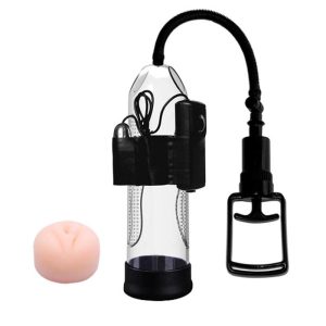 BAILE EREKCIJSKA ČRPALKA Z VIBRATORJEM, GUMIJASTIM ROKAVOM IN MASTRUBATORJEM - BM010066B