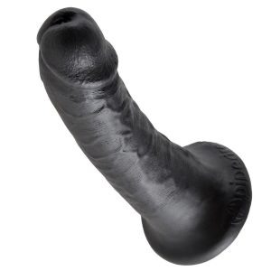 KING COCK 6”, črne barve, 15 cm