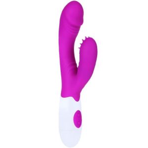 PRETTY LOVE ANDRE, vibrator s stimulatorjem klitorisa, 12.5 cm, Ø=2 cm