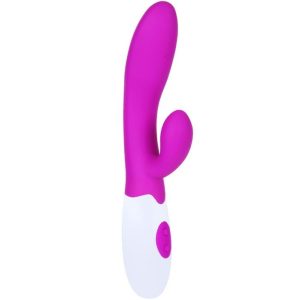 PRETTY LOVE ALVIS, vibrator s stimulatorjem klitorisa, 12.5 cm, Ø=2 cm