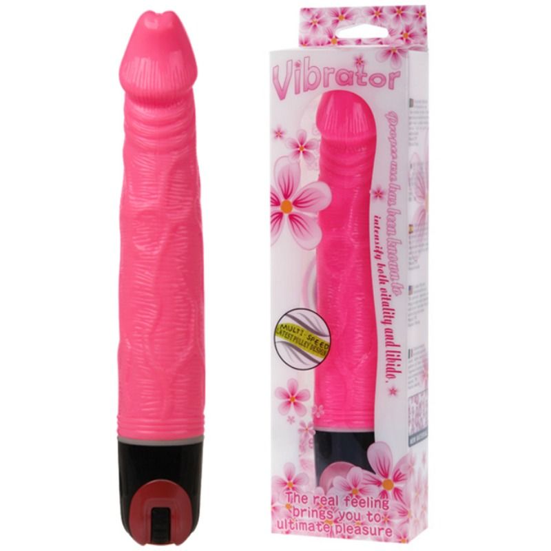BAILE VEČSTOPENJSKI VIBRATOR, roza, 24 cm, Ø=3,5 cm - slika 2