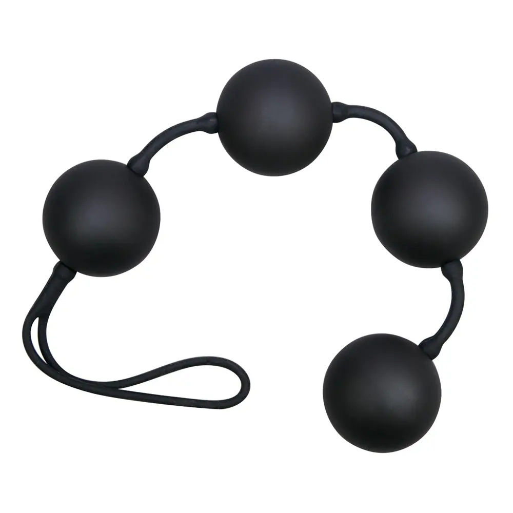 YOU2TOYS SILIKONSKE VAGINALNE KROGLICE, črne - slika 2