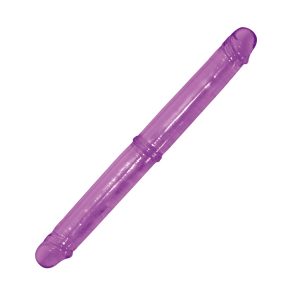 TWINZER DOUBLE DONG, dvojni dildo, 30 cm, vijoličast