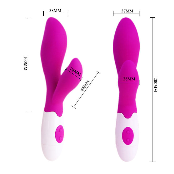 PRETTY LOVE NEWMAN, rabbit vibrator, roza - slika 5