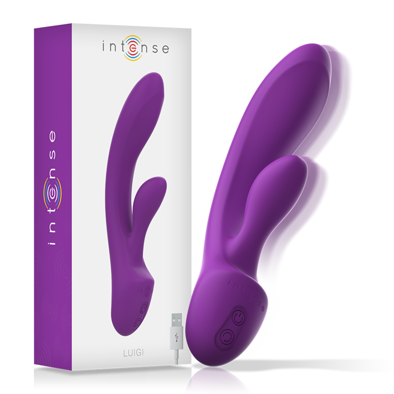 INTENSE LUIGI, rabbit vibrator, vijoličast - slika 3