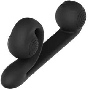 SNAILVIBE, multifunkcijski vibrator, črn