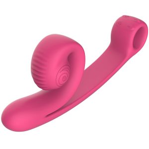 SNAILVIBE CURVE, multifunkcijski vibrator, roza