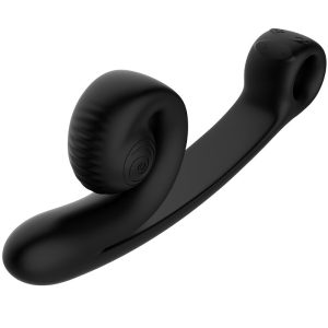 SNAILVIBE CURVE, multifunkcijski vibrator, črni
