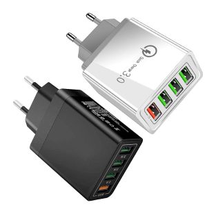 USB HITRI NAPAJALNIK 3.0, 4 portni
