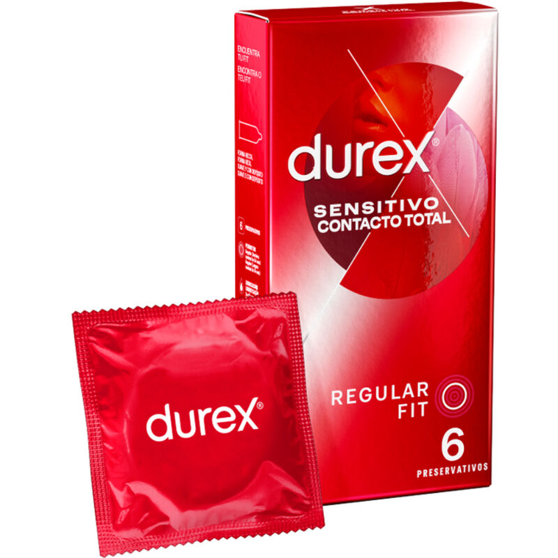 DUREX KONDOMI - SENSITIVE CONTACT TOTAL, 6 kosov