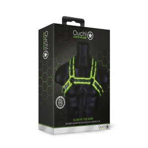 OUCH! Harness, Glow in dark L/XL